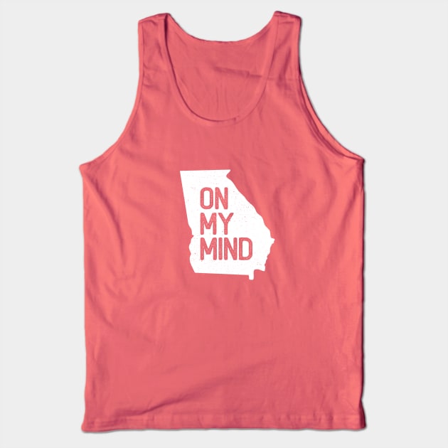 GEORGIA ON MY MIND Tank Top by UNITED STATES OF TEES